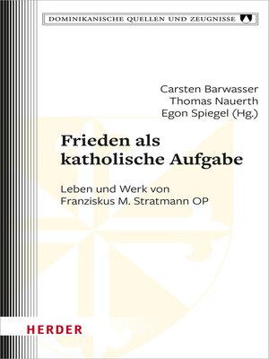 cover image of Frieden als katholische Aufgabe